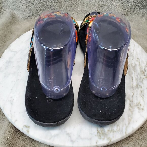 Patrizia By Spring Step Shoes Womens EU 41 US 9.5-10 Twirling Beaded Sandals - Picture 9 of 11